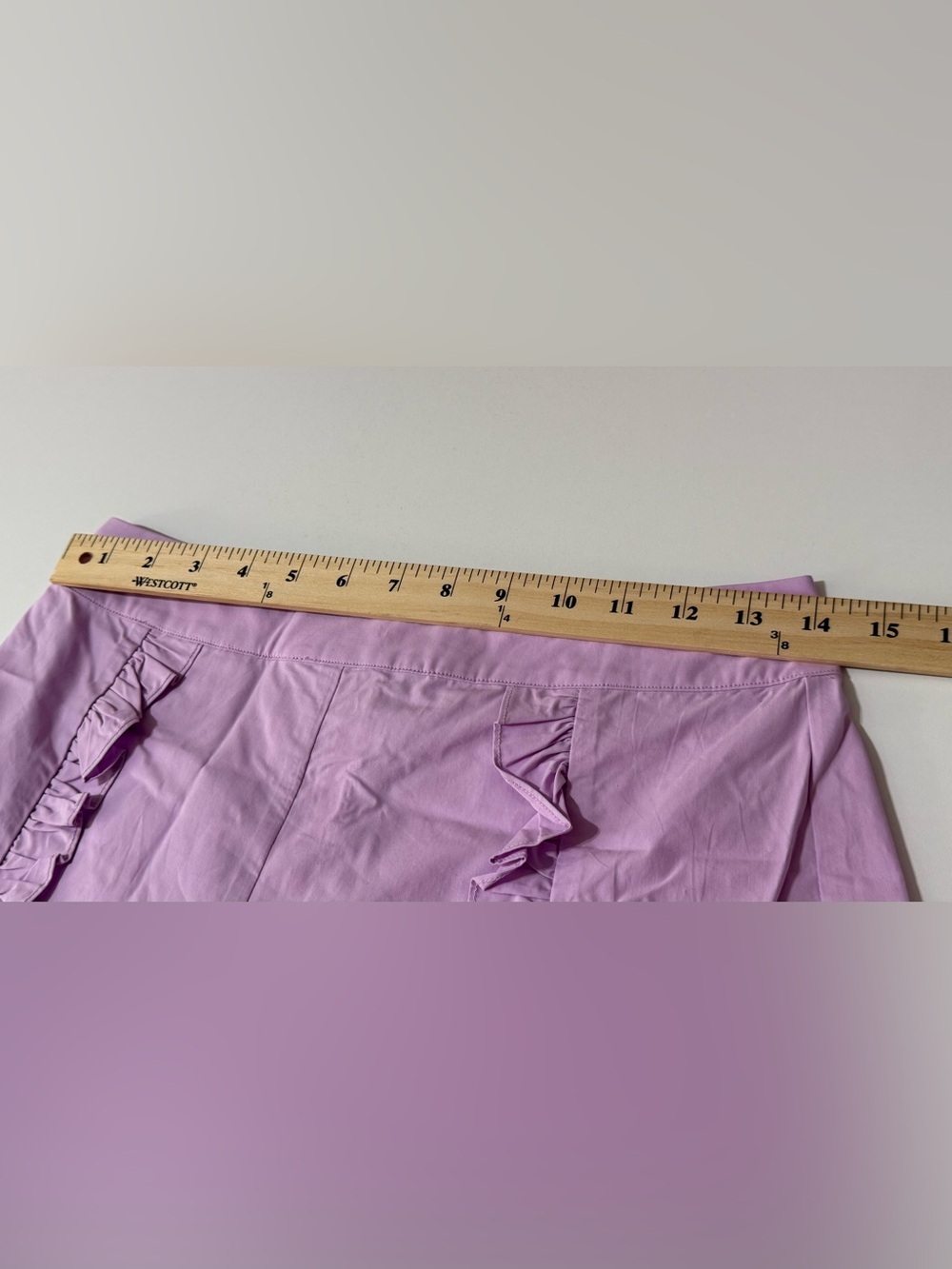 NWT Lavender Ruffle Shorts - Picture 6 of 7